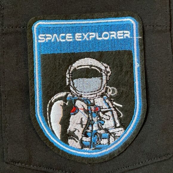 NWT Wool + Pepper Co. Unisex Space Explorer Pocket Tee - Picture 1 of 3